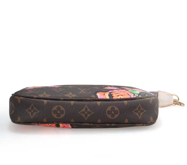 7A Replica Louis Vuitton Monogram Roses Canvas Pochette M48615 - Click Image to Close